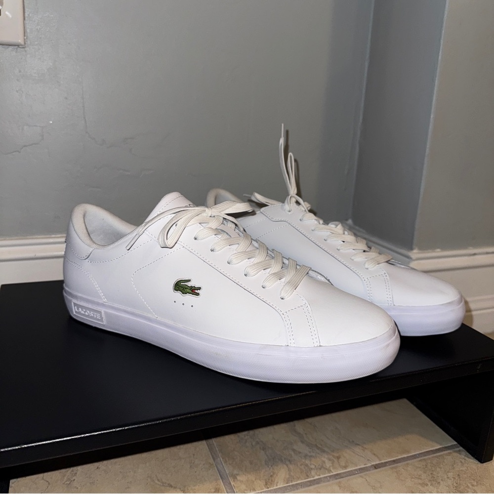Lacoste Classic White Tennis Shoes